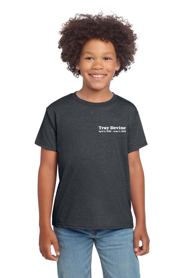 64000B Gildan Youth Softstyle T-Shirt - Design front/back