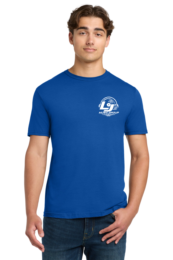 64000 Softstyle T-Shirt  - White logos (LC and Back)