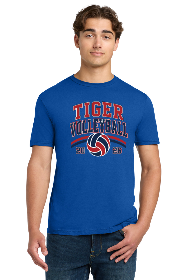 64000 Softstyle T-Shirt- Tiger Volleyball