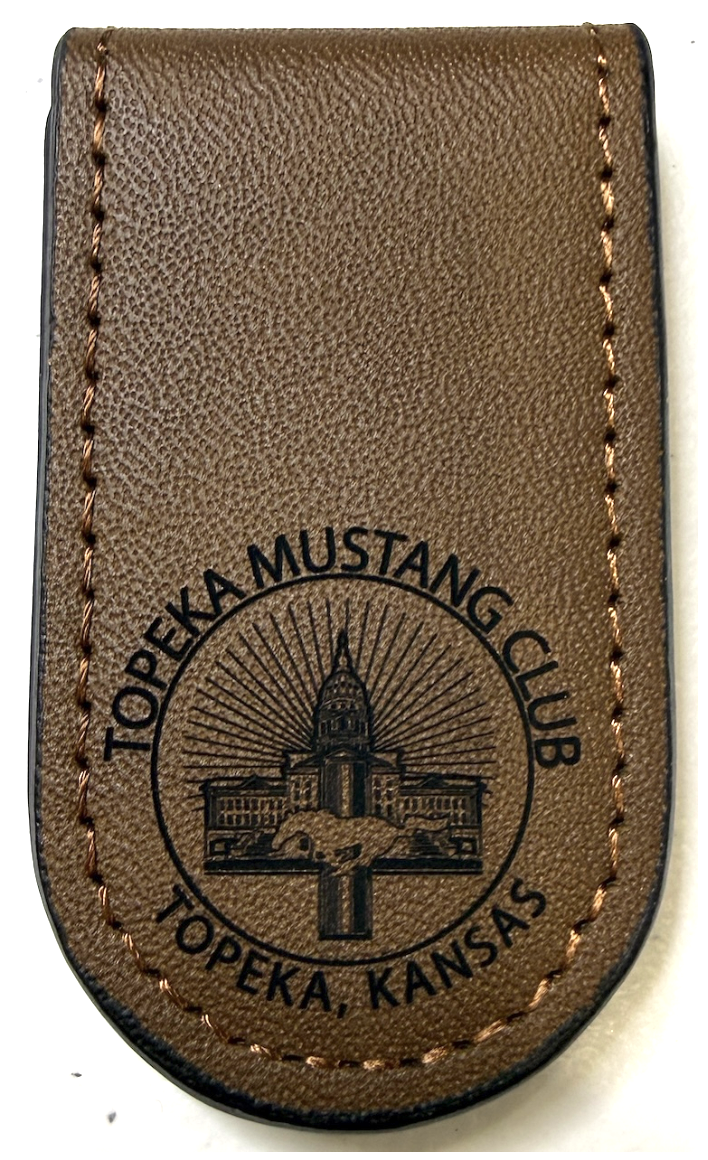 Leather Money Clip w/Logo
