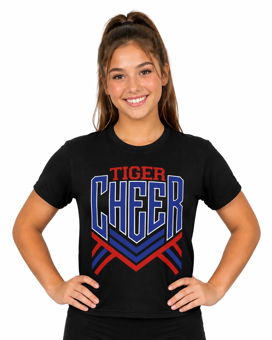 64000 CHEERLEADERS ONLY: Softstyle 100% Ring Spun Cotton Shirt (2 Sided)