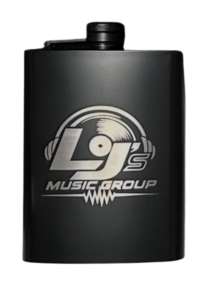 Metal Flask - Laser Logo