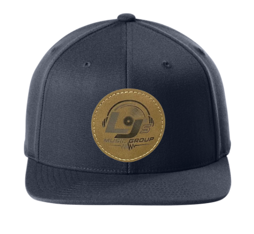 Flexfit 110 Snapback Cap FF110F - Leather Patch w/Logo