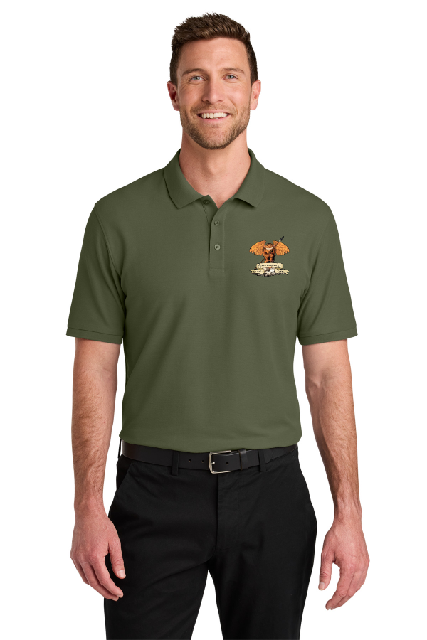 K200 A Co. 1-108  Polo - DTF Ink - Men's/Women's (Black, Green, Sahara)