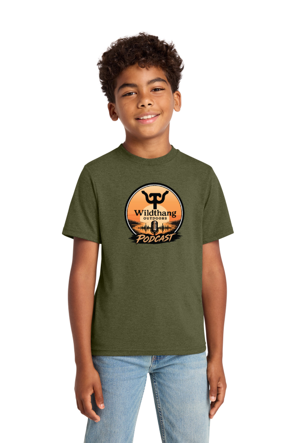 PC330Y Port & Co Youth Tri-Blend Tee - Military Green