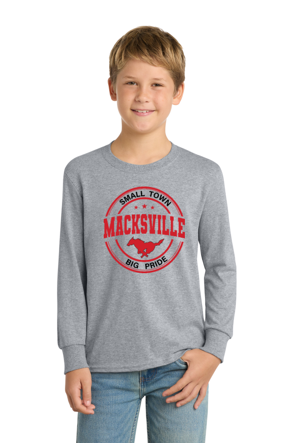 PC54YLS Port & Co Youth Long Sleeve Core Cotton Tee