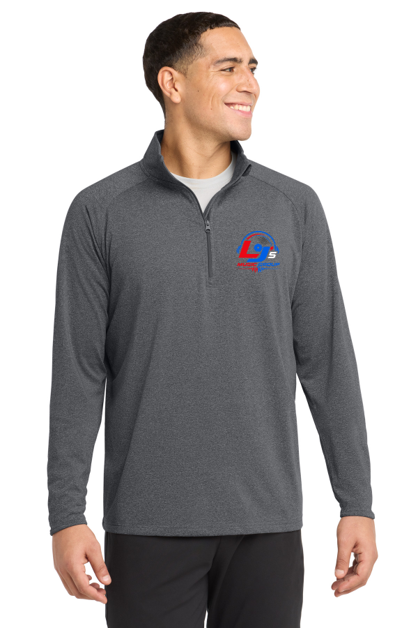 TST850 Big/Tall Sport-Wick Stretch 1/4-Zip Pullover-  Color Front Logo