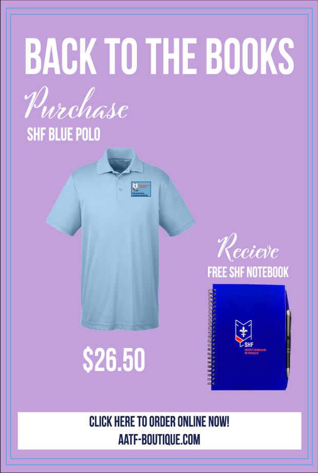 Special 3: SHF Blue Polo with FREE SHF Notebook