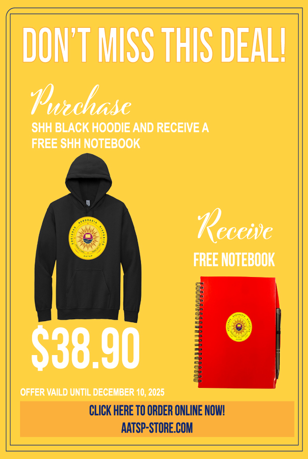 Special 3 : SHH Black Hoodie and SHH Notebook