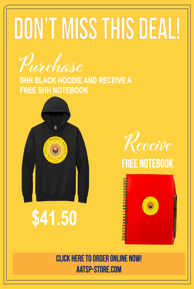 Special 3 : SHH Black Hoodie and SHH Notebook