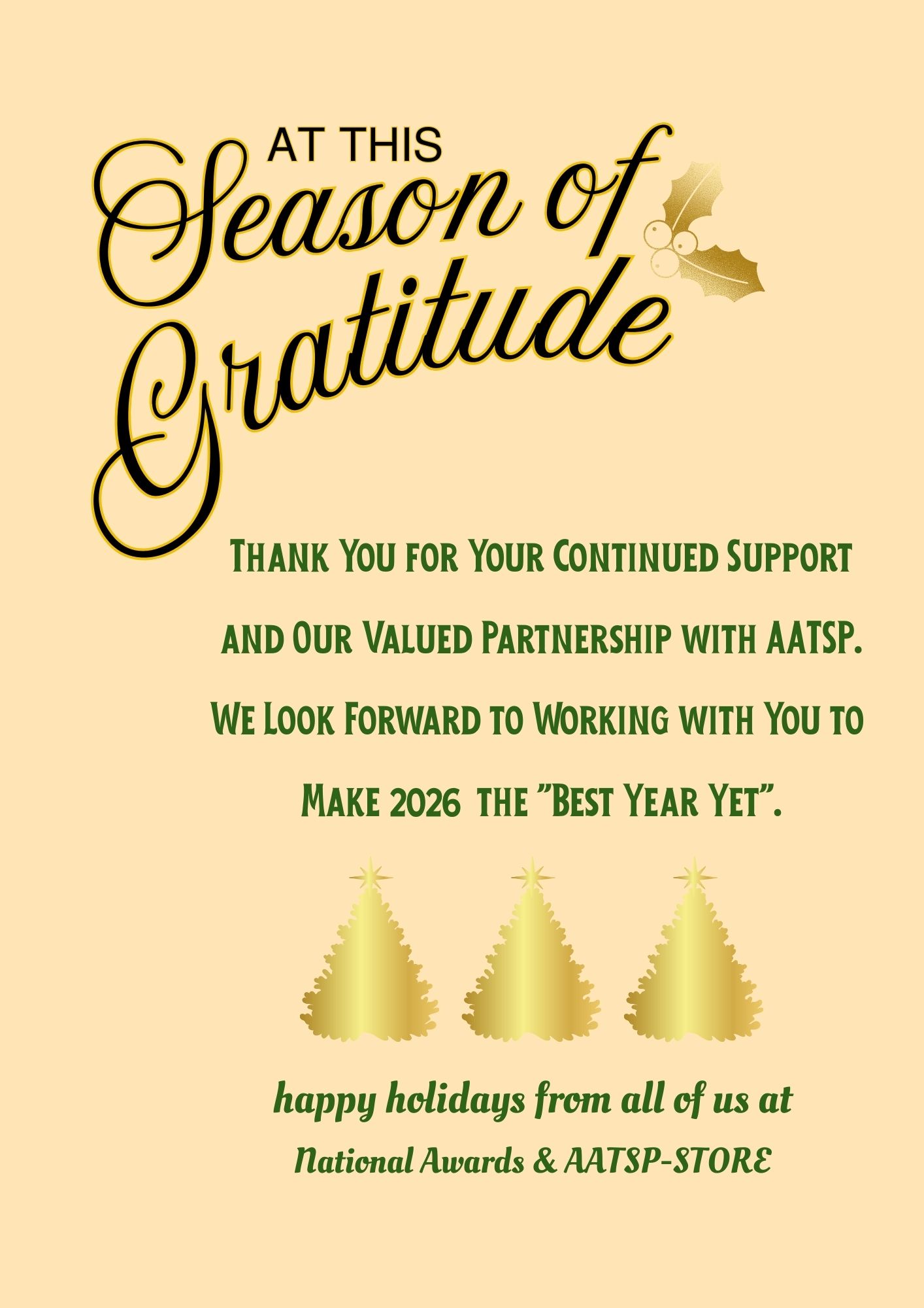 Special 4 : SHH Happy Holidays!