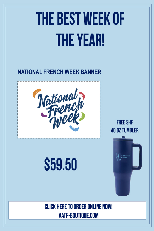 Special 8 : National French Week with SHH 40oz Tumbler