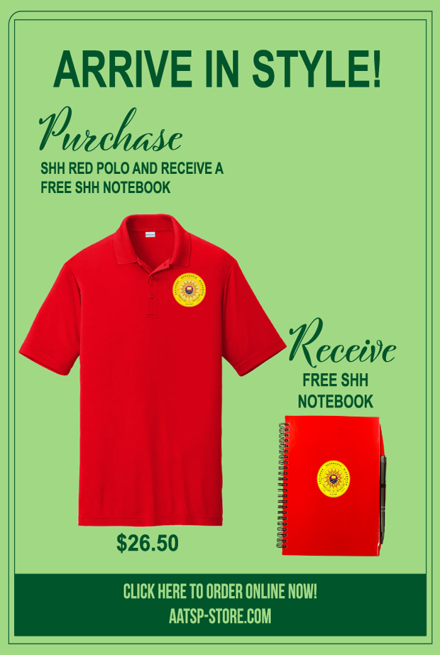 SPECIAL 2: SHH RED POLO WITH FREE NOTEBOOK