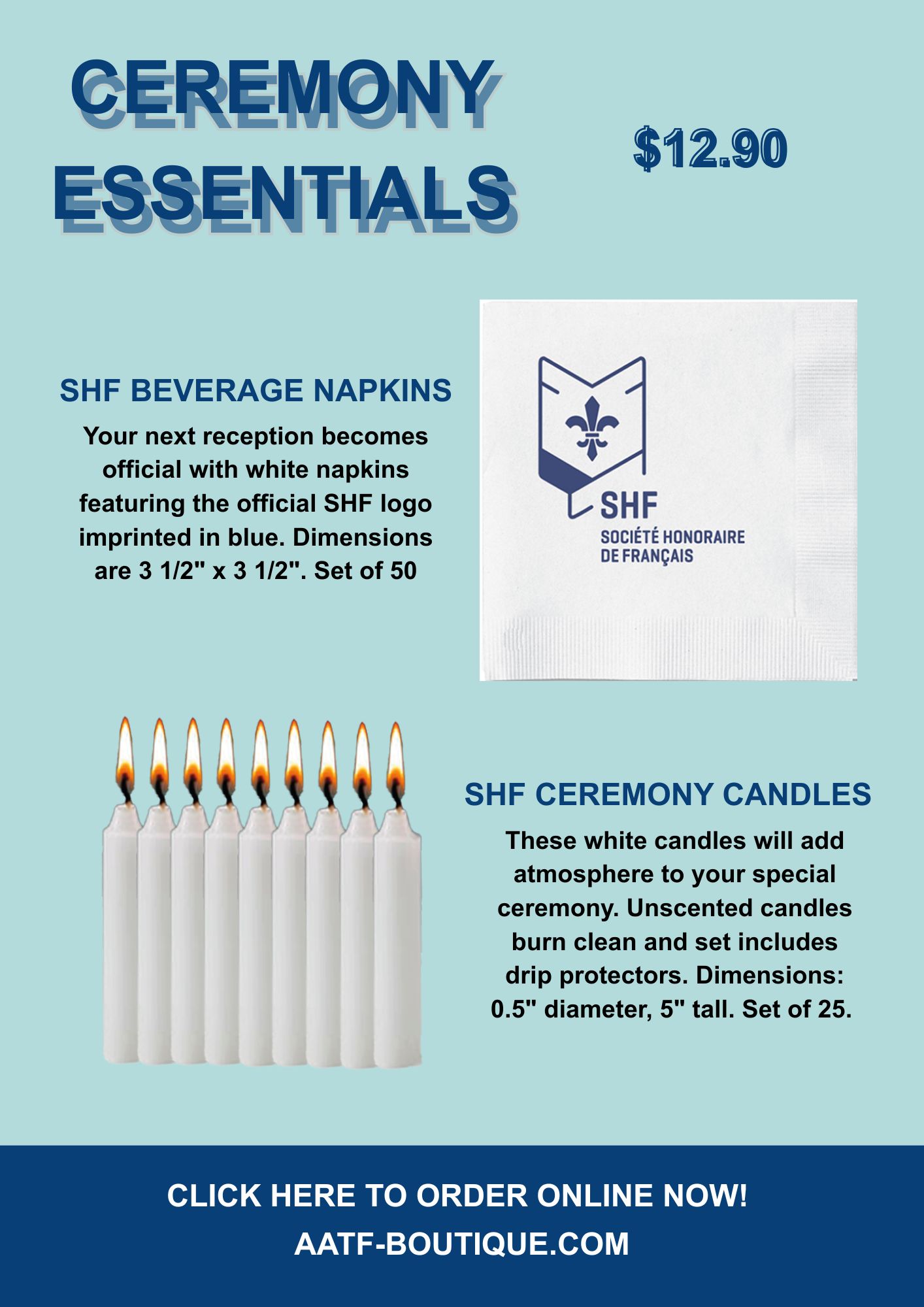 SPECIAL 1: CEREMONY CANDLES AND NAPKINS