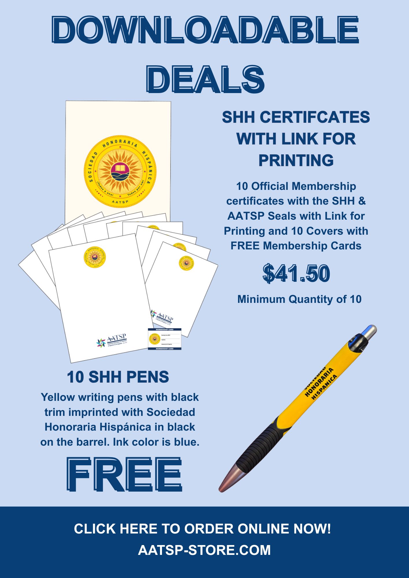 SHH CERTIFCATES - DOWNLOADABLE LINK