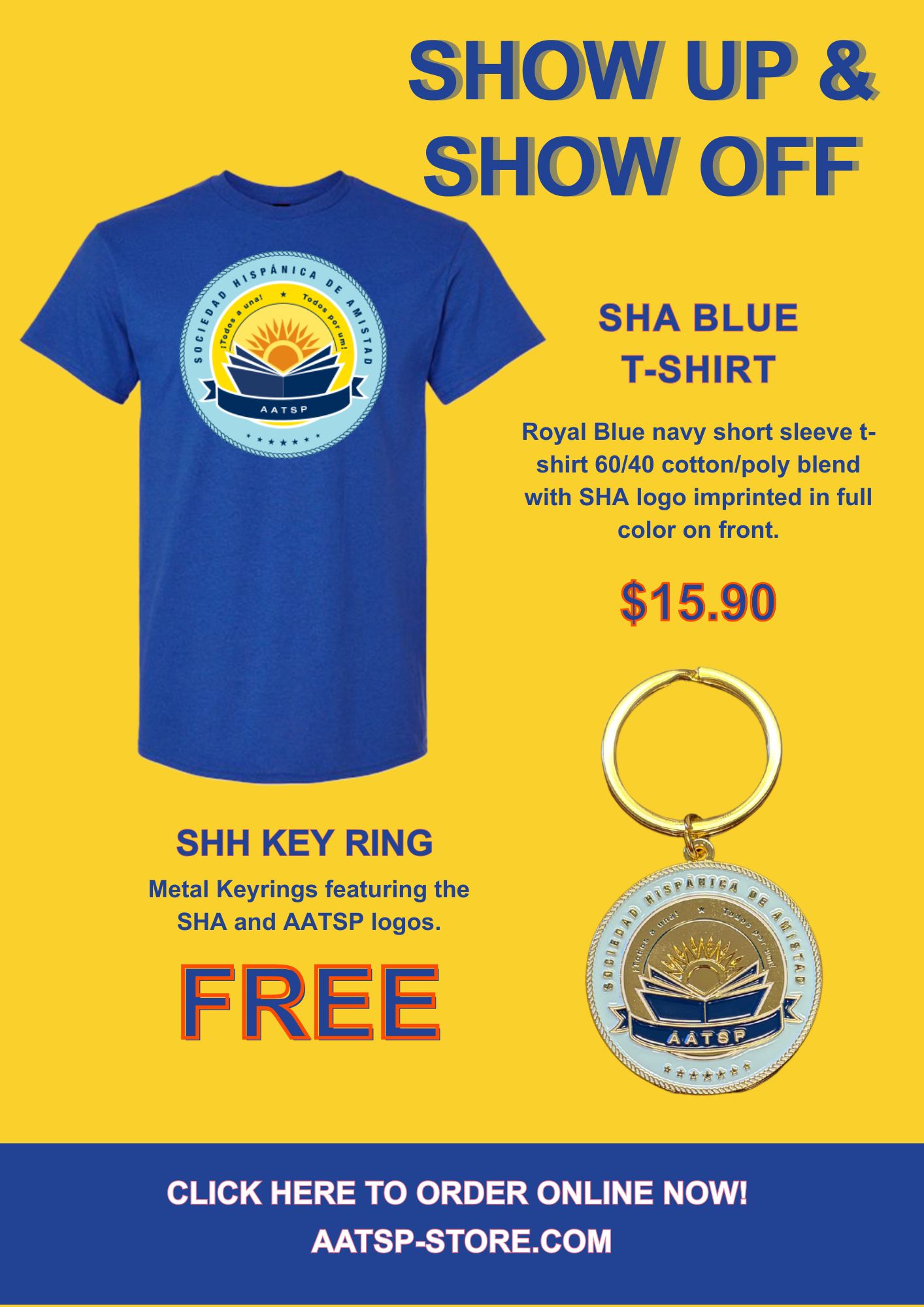 SHA T-SHIRT AND FREE SHA KEY RING