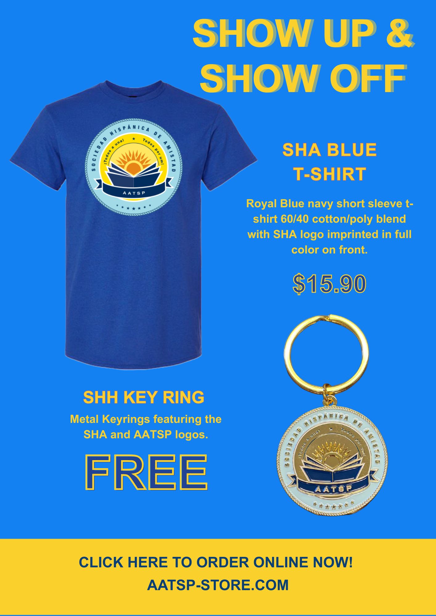 SHA T-SHIRT AND FREE SHA KEY RING
