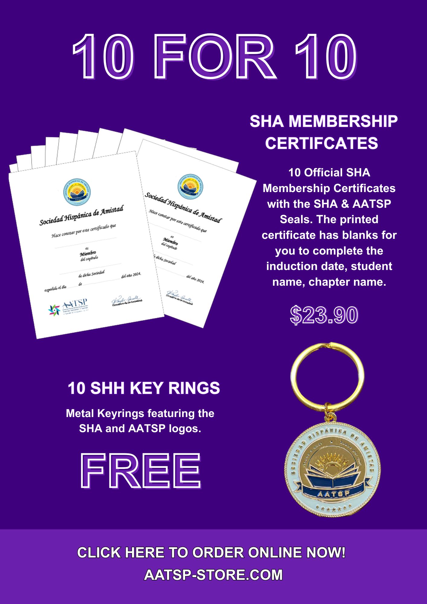 SHA MEMBERSHIP CERTIFICATES