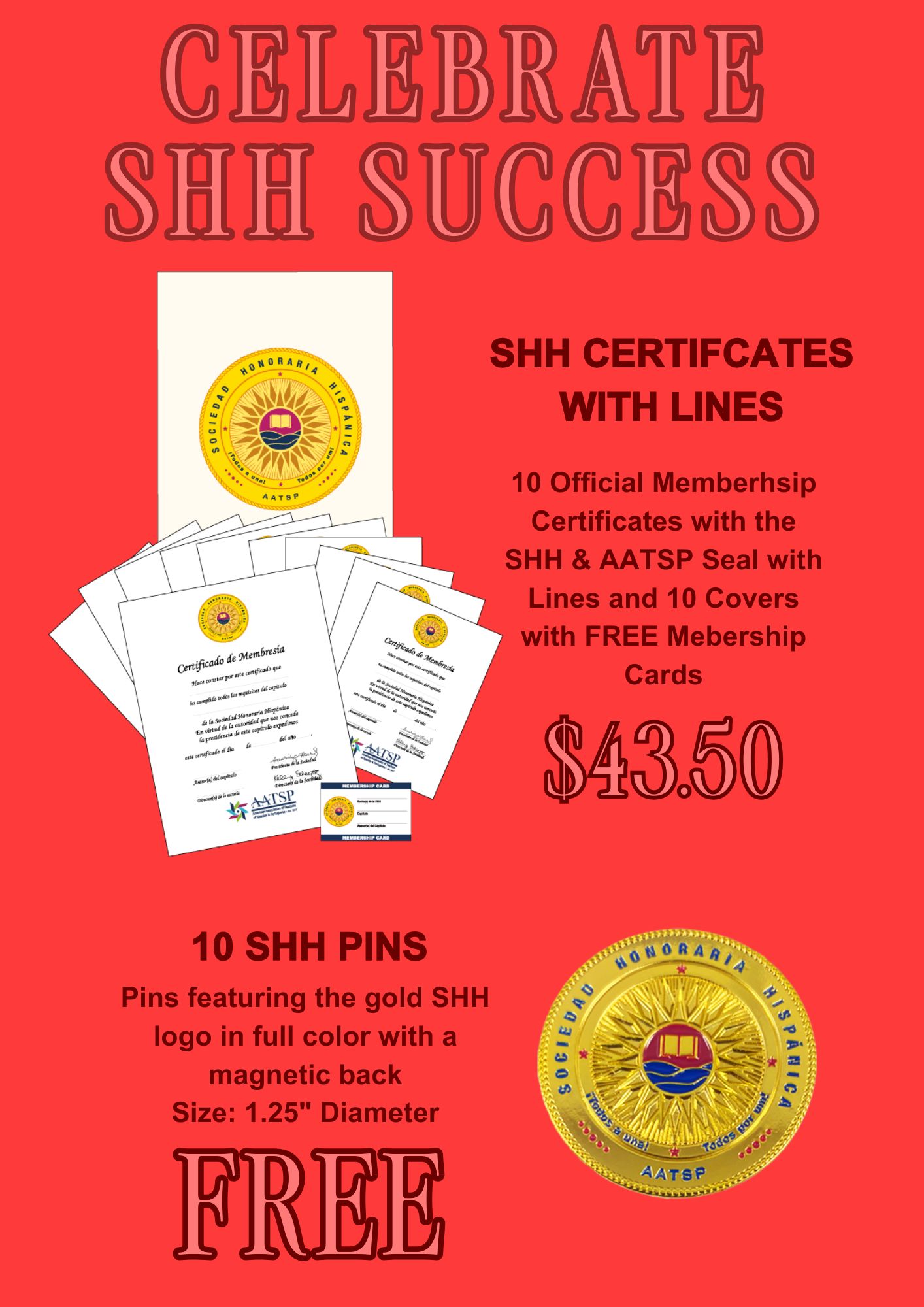 SHH CERTIFICATES WITH LINES