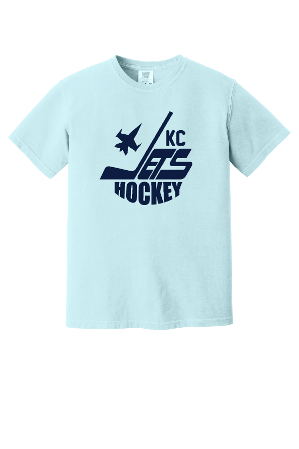 COMFORT COLORS  Heavyweight Ring Spun Tee. 1 color logo 1717