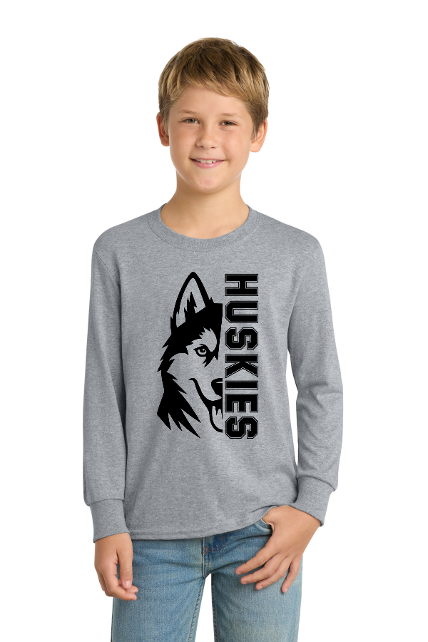 PC54YLS Port & Co Youth Long Sleeve Core Cotton Tee