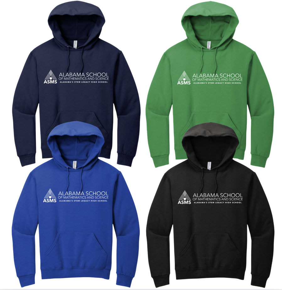 Hoodie with Alabama School of Math & Science Logo