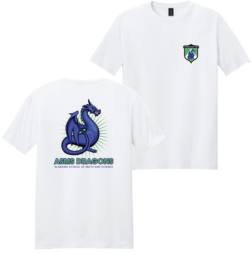 T-Shirt with ASMS Crest & Dragon Logo