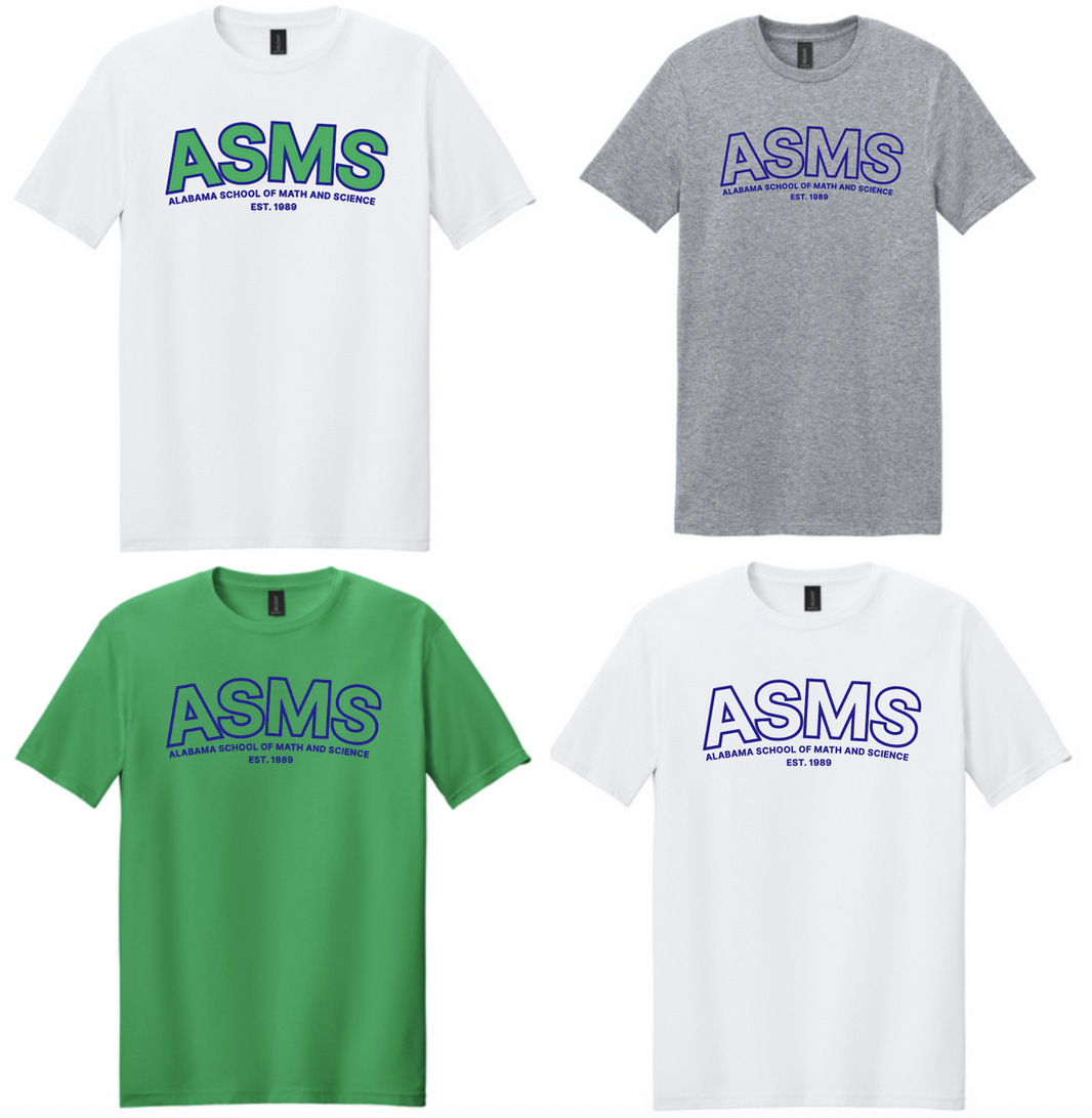 T-Shirt with ASMS Curved Logo