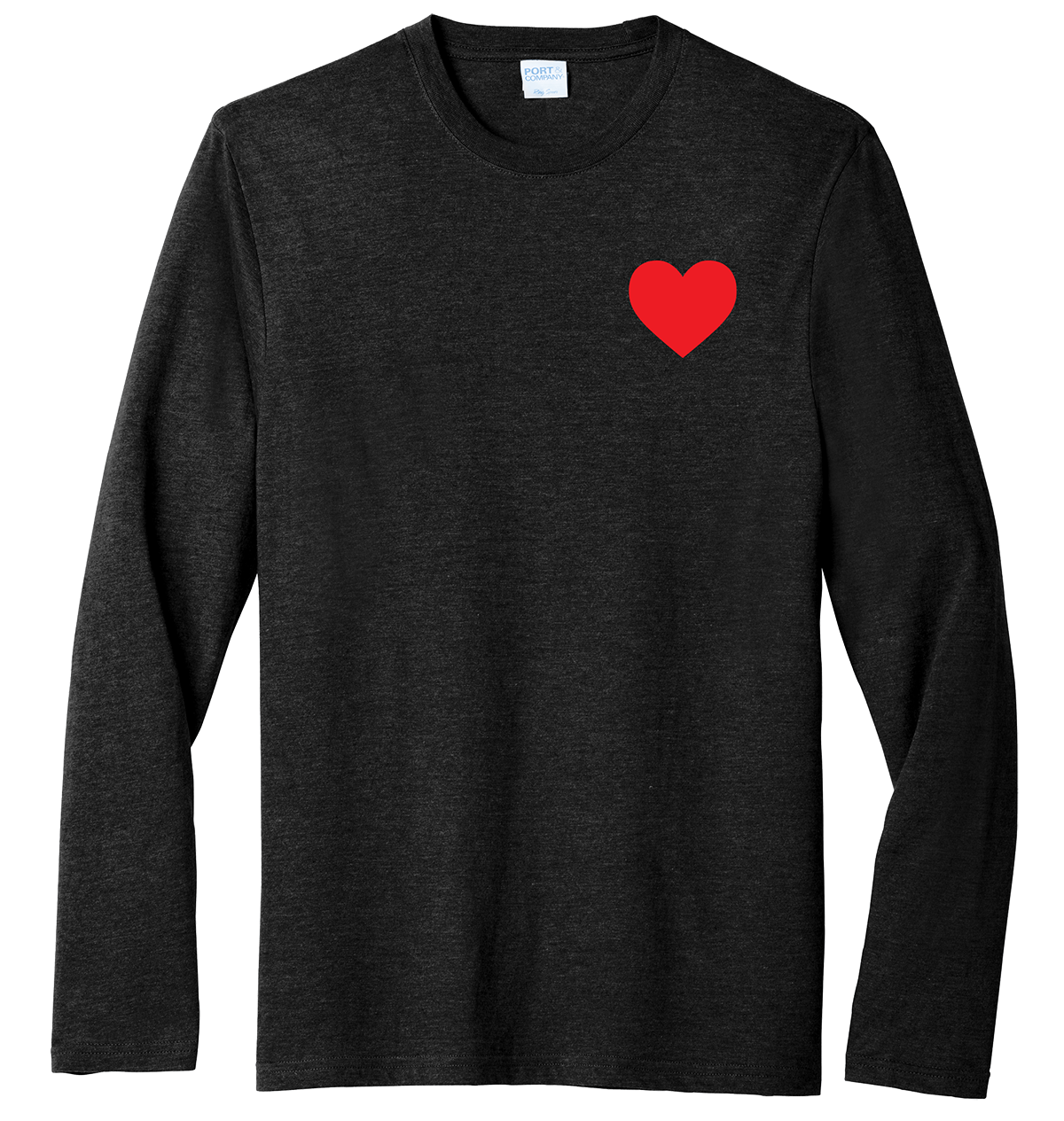 Port & Co Long Sleeve Fan Favorite  Blend Tee