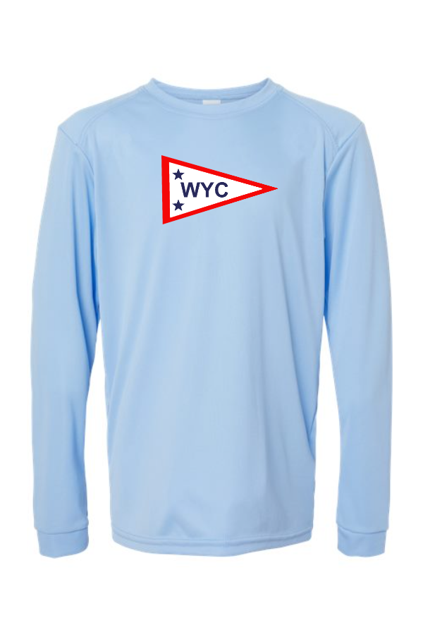 Youth Long Islander Performance Long Sleeve T-Shirt 218y - sailfish back