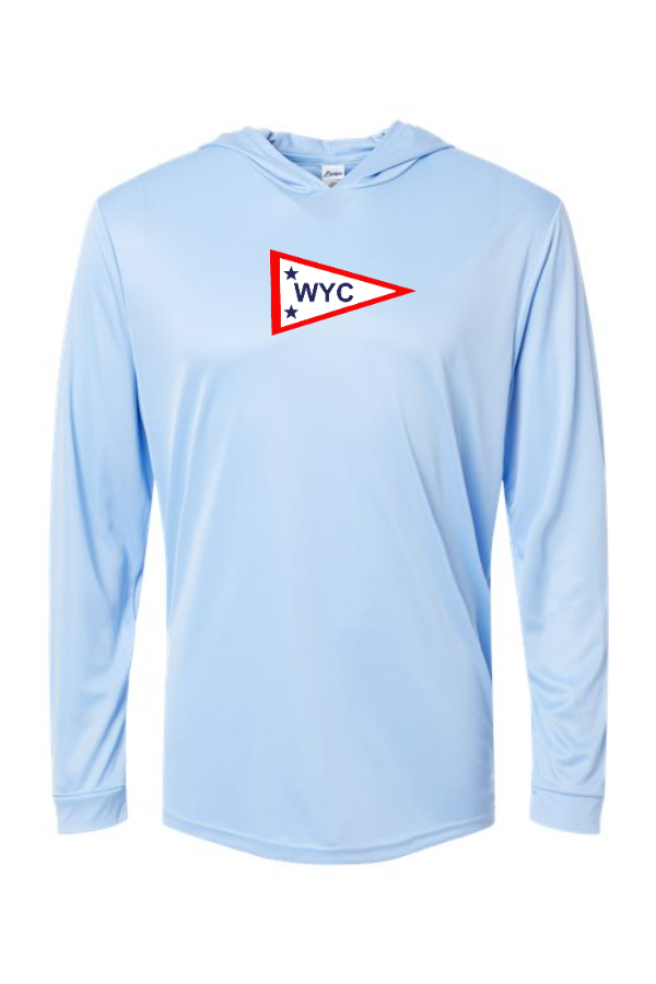 Bahama Performance Hooded Long Sleeve T-Shirt 220 - sailfish back