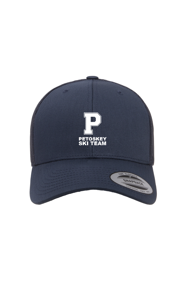 Adult Retro Trucker Cap 6606 - P logo Embroidered
