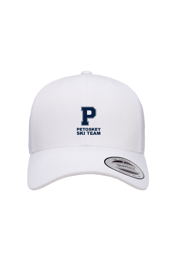 Adult Retro Trucker Cap 6606 - P logo Embroidered