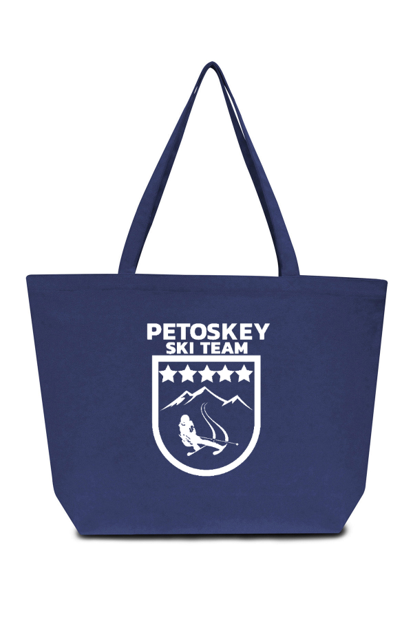 Seaside Cotton Pigment-Dyed Large Tote LB8507-AB - new logo