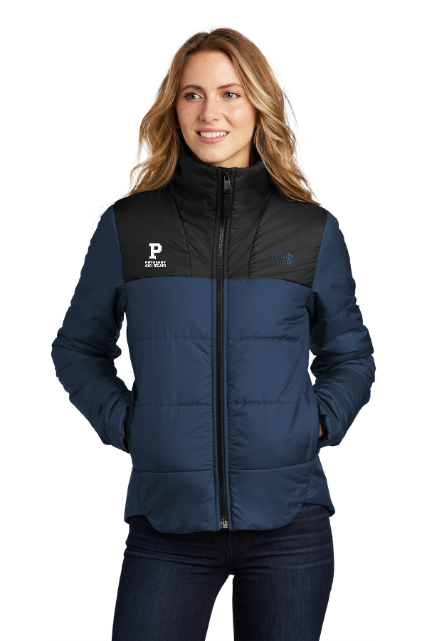 The North Face Women s Chest Logo Everyday Insulated Jacket NF0A7V6K Embroidered