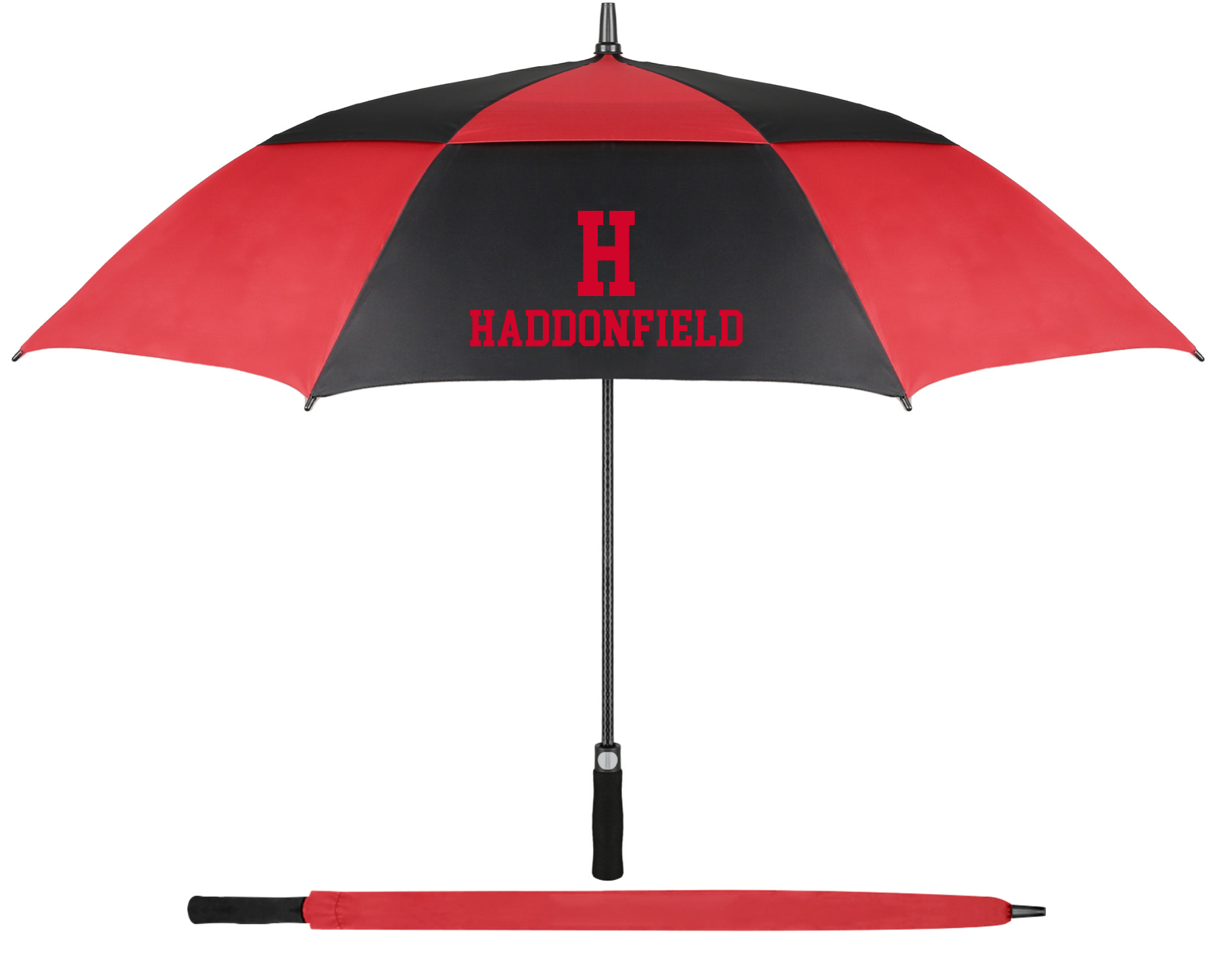 Haddonfield Friends of the Library Vented Auto -Open Golf Umbrella