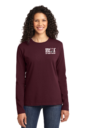 Port & Company Ladies Long Sleeve Core Cotton Tee (LPC54LS)