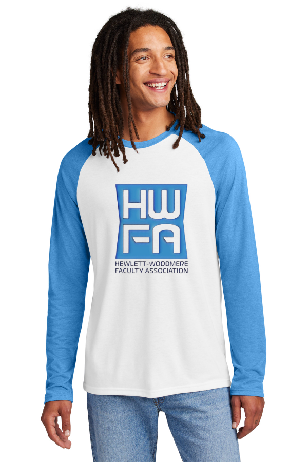 Allmade Unisex Tri-Blend Long Sleeve Colorblock Raglan (AL6009) F/F DIG