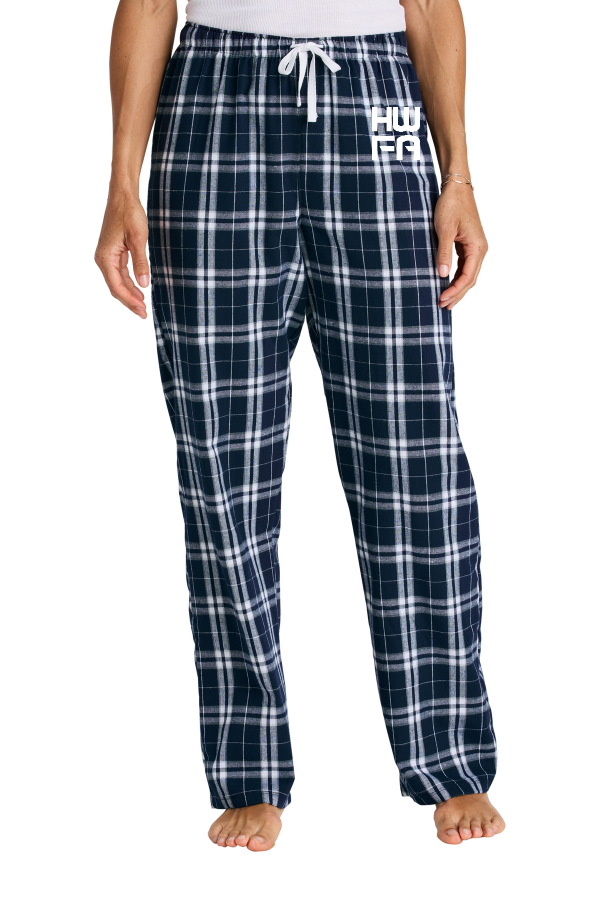 Women Flannel Plaid Pants (DT2800) DIG