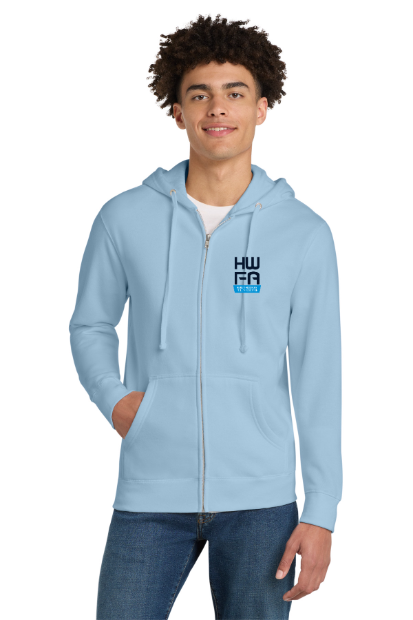 District V.I.T.Fleece Full-Zip Hoodie (DT6102) S/A EMB