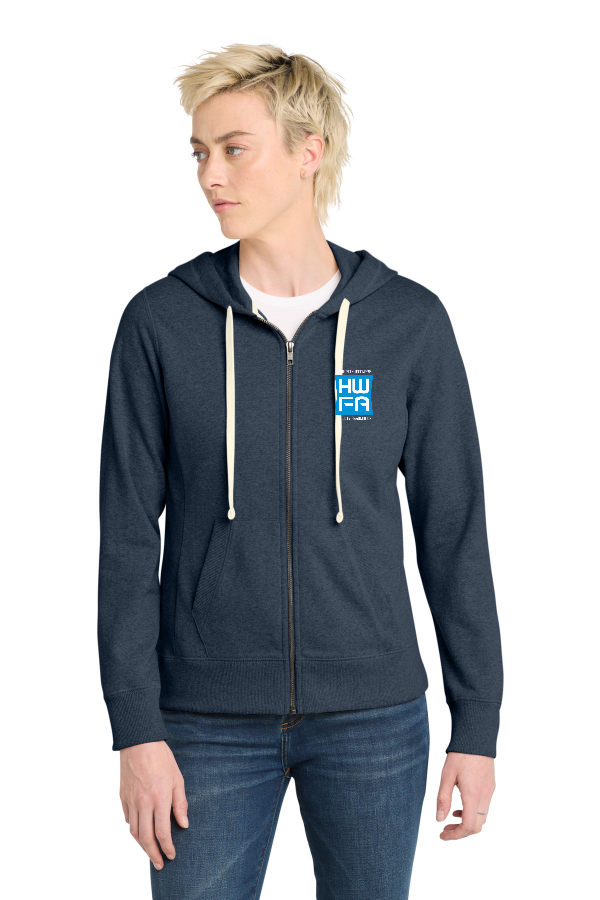 Women Re-Fleece Full-Zip Hoodie (DT8103) S/A EMB