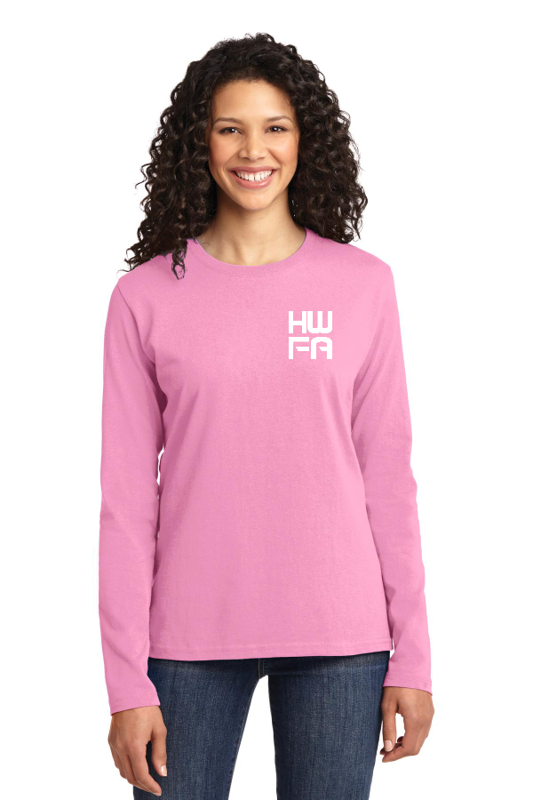 Port & Co Women Long Sleeve Core Cotton Tee (LPC54LS) DIG LC