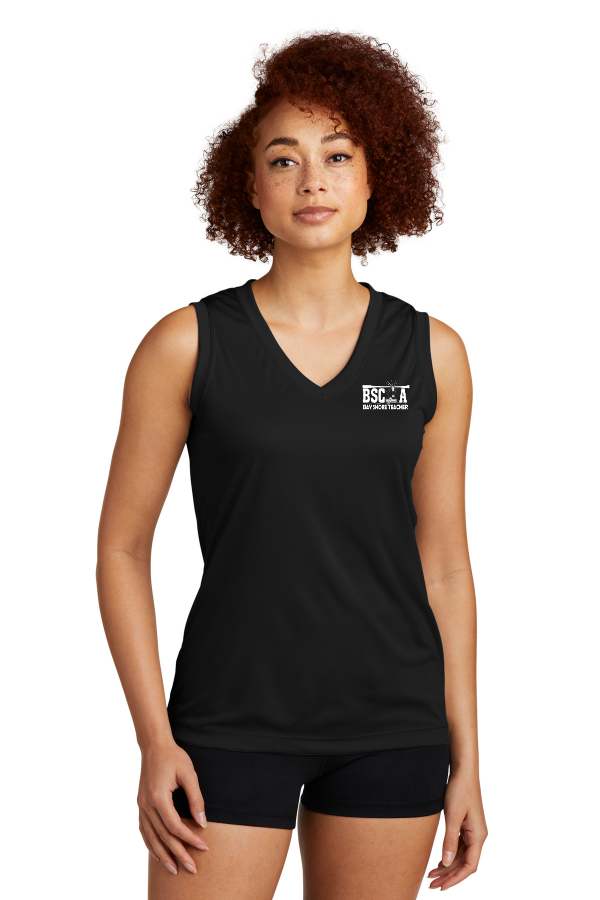 Ladies Sleeveless PosiCharge Competitor V-Neck Tee(LST352)