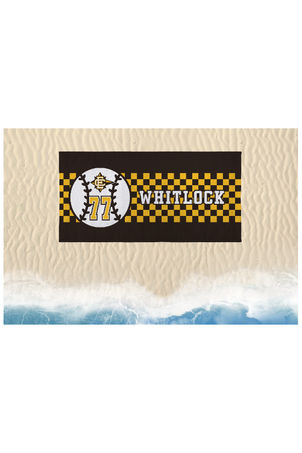Padres - EC Checkered 30" x 60" Beach Towel