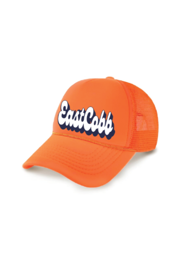 Orange Baseball Rope Trucker Hat
