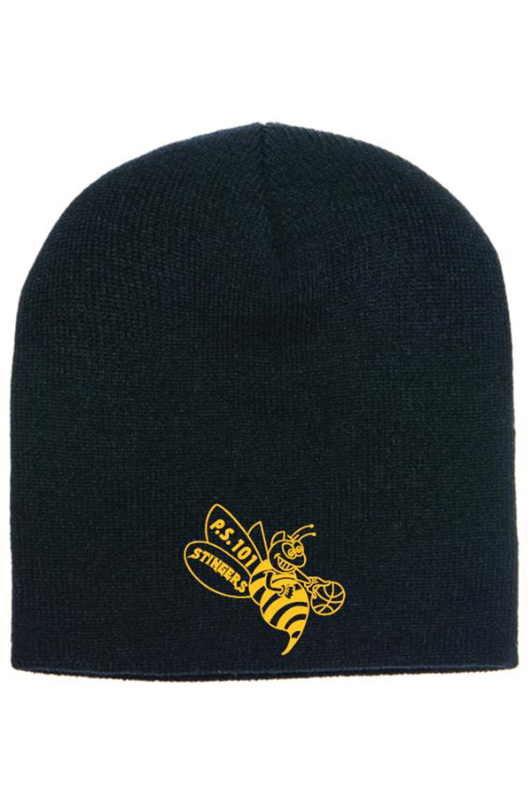 Black Beanie - Bee