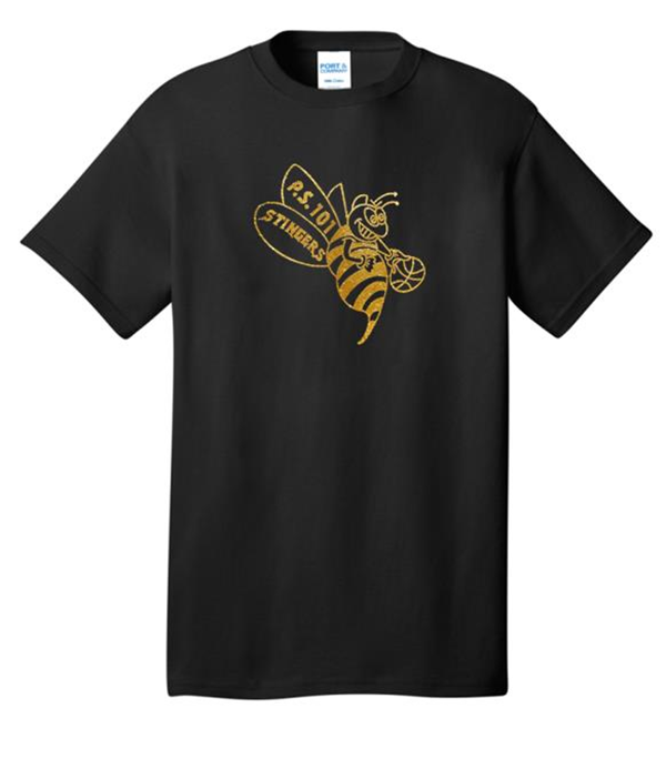 T-Shirt with Glitter Bee