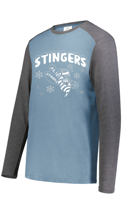 Colorblock Shirt - Snowflake Bee