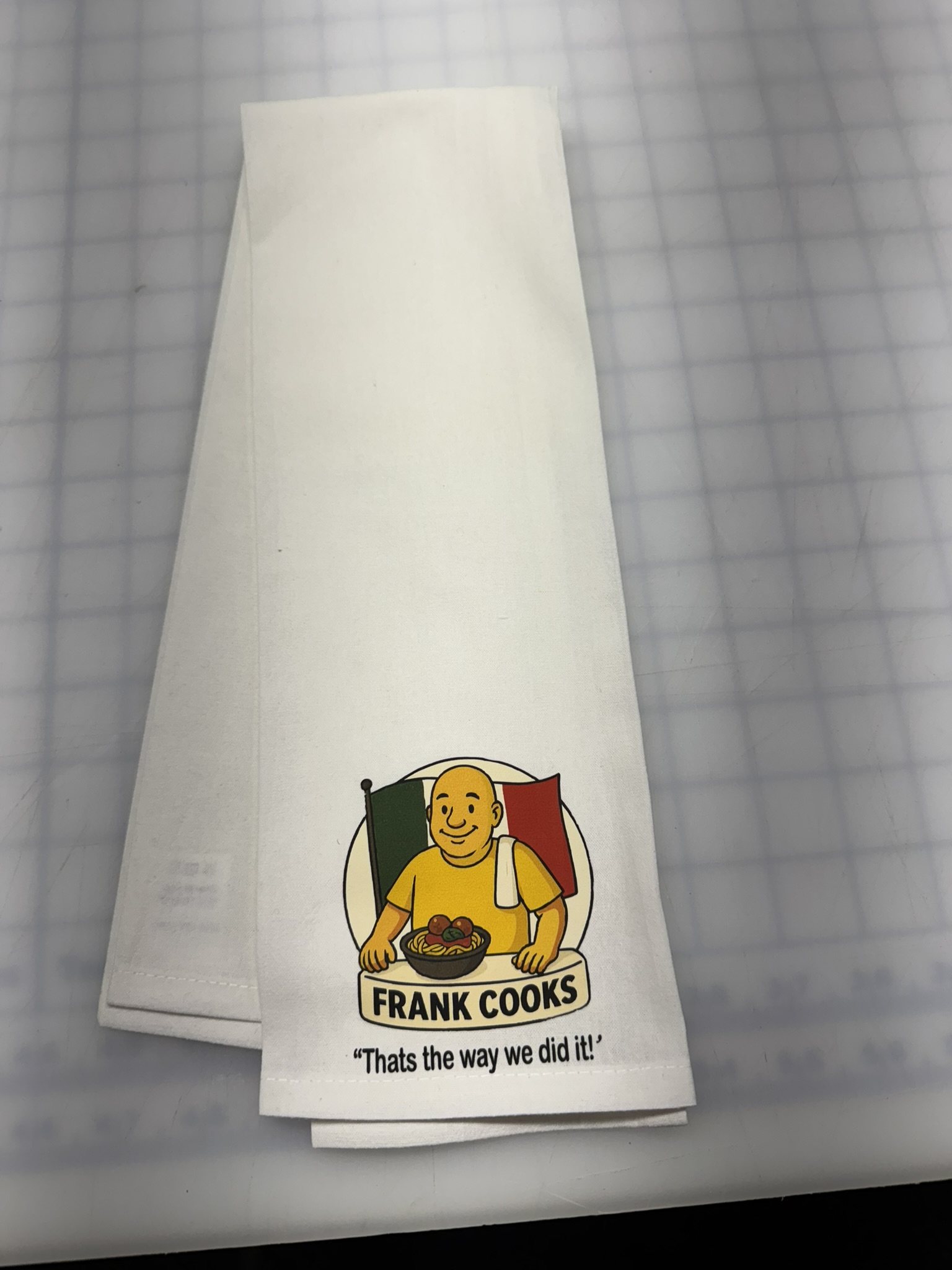 Printed dish Towel