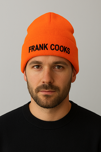 Fleece-Lined Knit Cuffed Beanie Embroidered